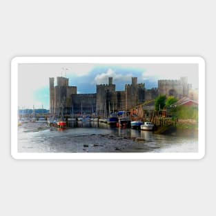 CAERNARFON CASTLE HARBOUR Sticker